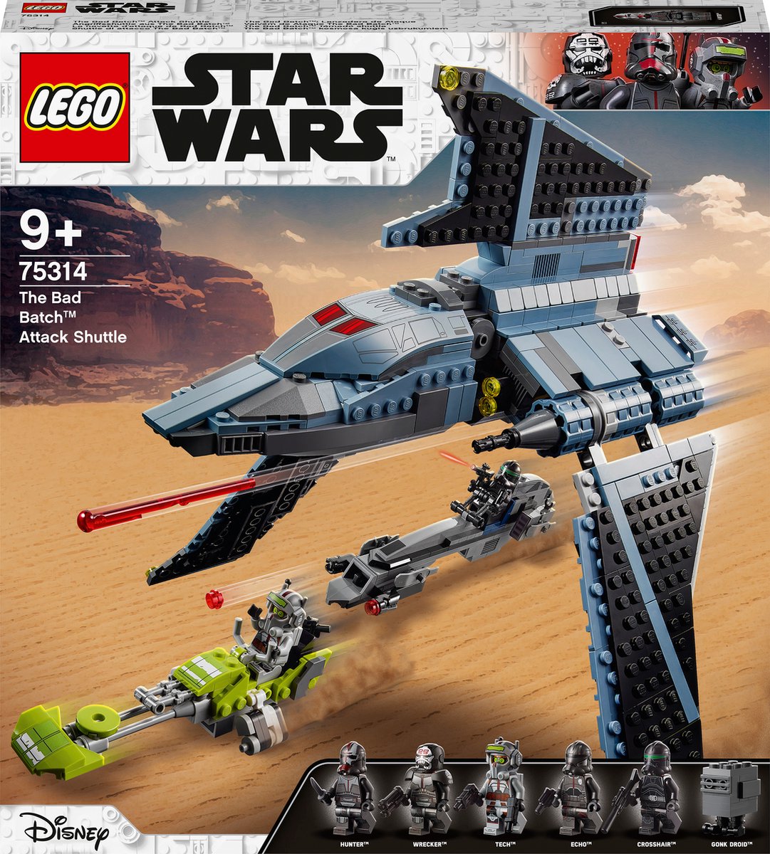 LEGO 75314 Star Wars The Bad Batch Attack Shuttle