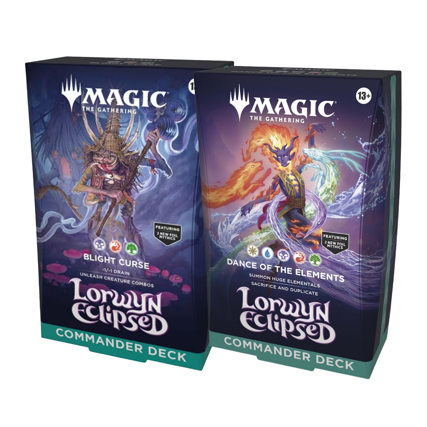 Magic: The Gathering Lorwyn Eclipsed Commander Deck Set | MTG EDH Bundle
