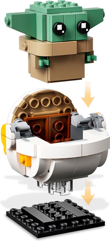 LEGO BrickHeadz Star Wars De Mandalorian & Baby Yoda - 75317