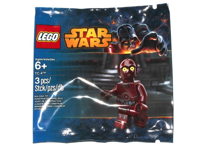 Lego Star Wars TC-4 Protocol Droid polybag 2014 LEGO Minifigure Gift for LEGO Star Wars Fans