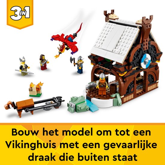 LEGO Creator Vehicles Vikingschip en de Midgaardslang - 31132
