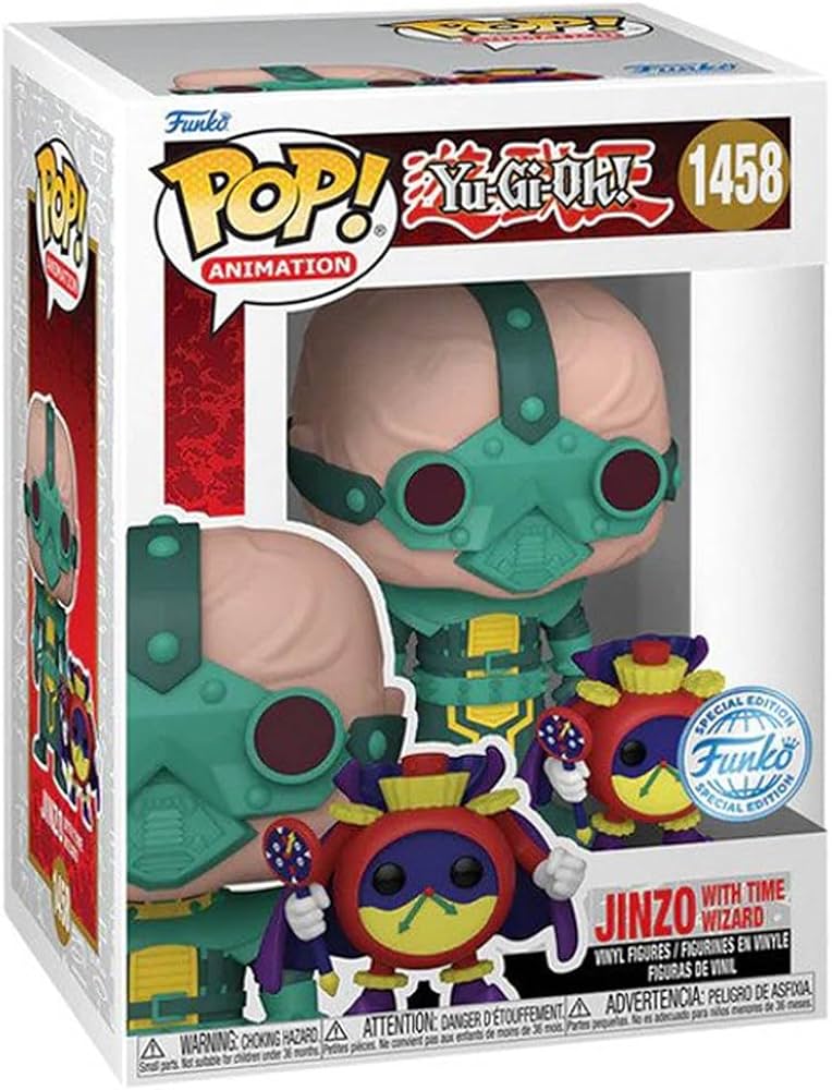 Yu-Gi-Oh Jinzo Time Wizard Funko POP Buddy Figure 1458 10cm
