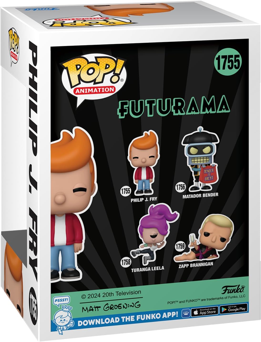 Funko Pop! Futurama Philip J. Fry #1775 Vinyl Figuur | Origineel Verzamelobject