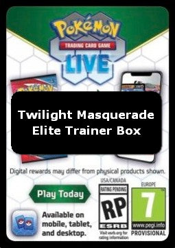 Live Code Card (Elite Trainer Box) - Twilight Masquerade (Online Code Card)