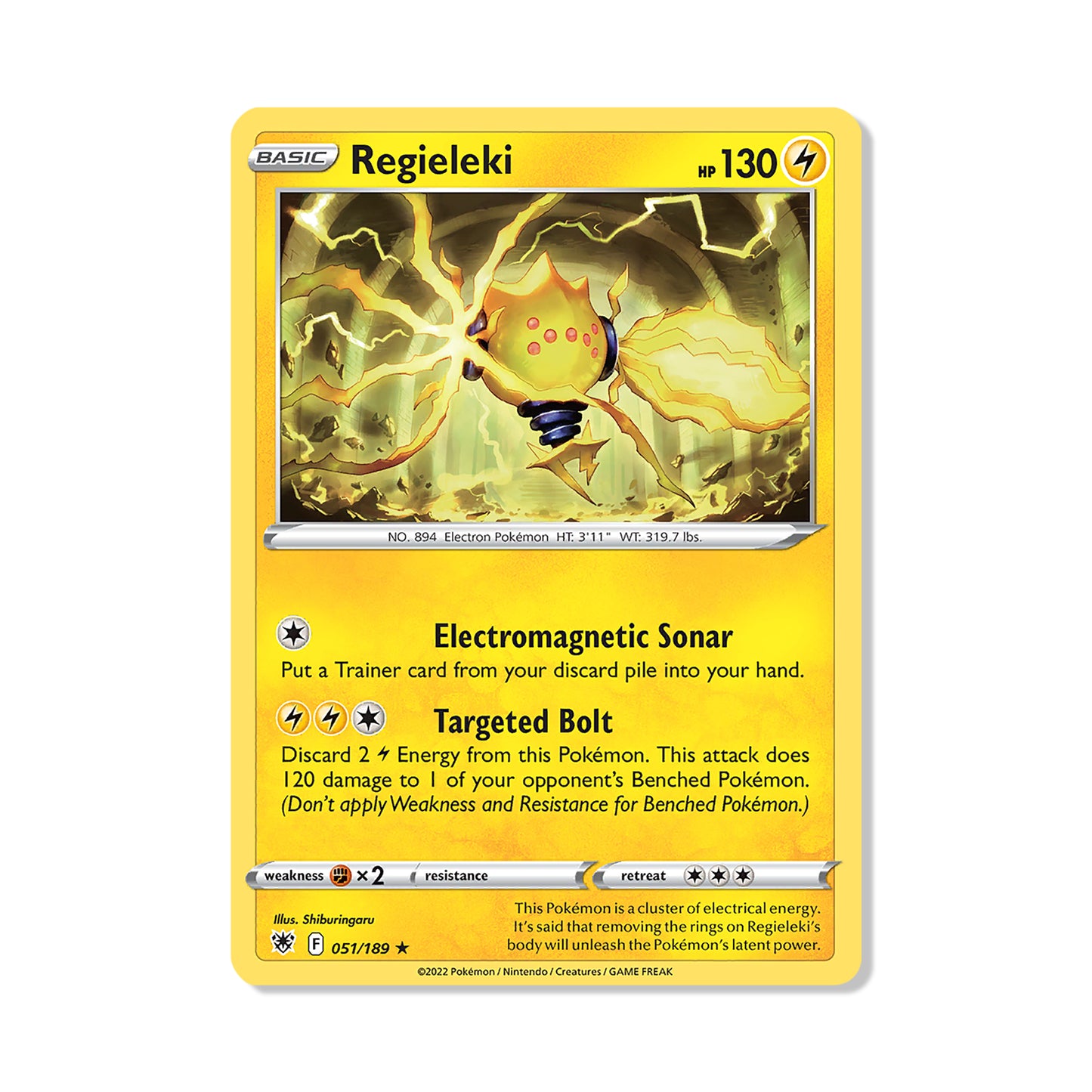 Regieleki Pokémon Pokémon Astral Radiance - Normal kaart | Engels