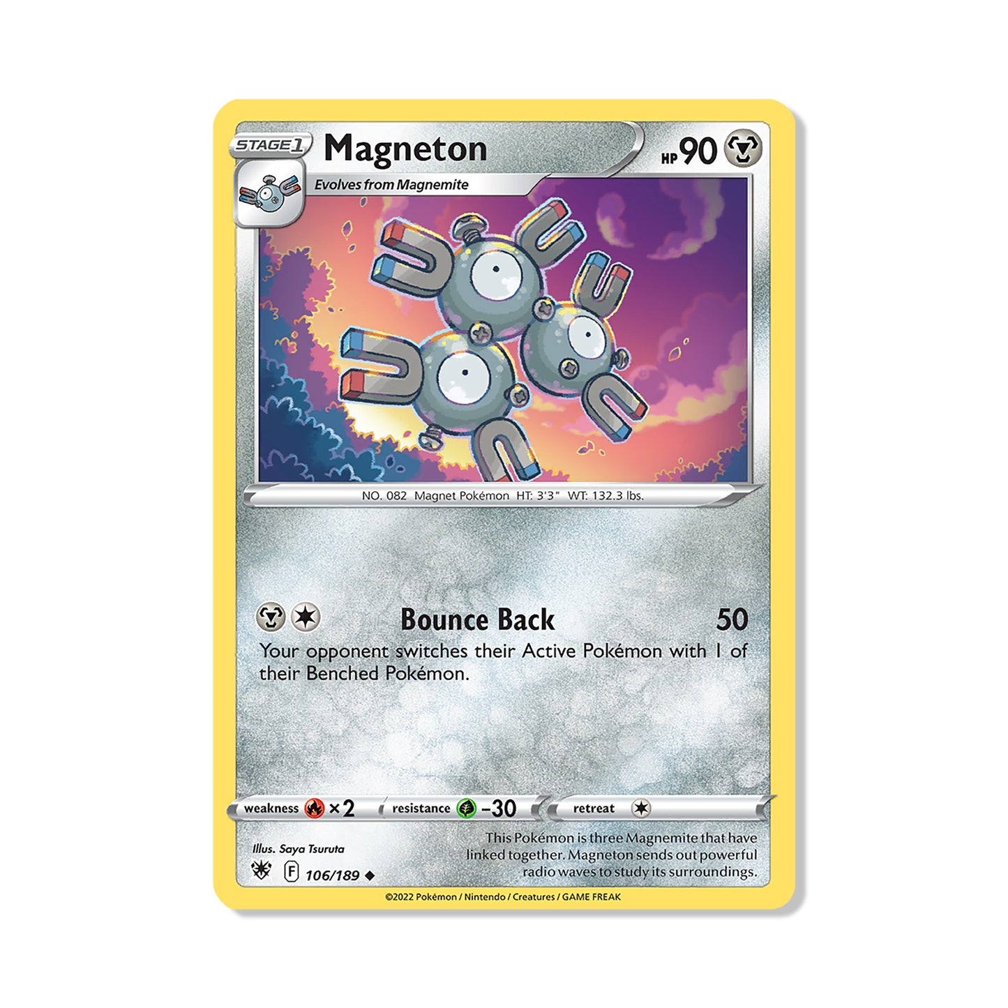 Magneton Pokémon Pokémon Astral Radiance - Normal kaart | Engels