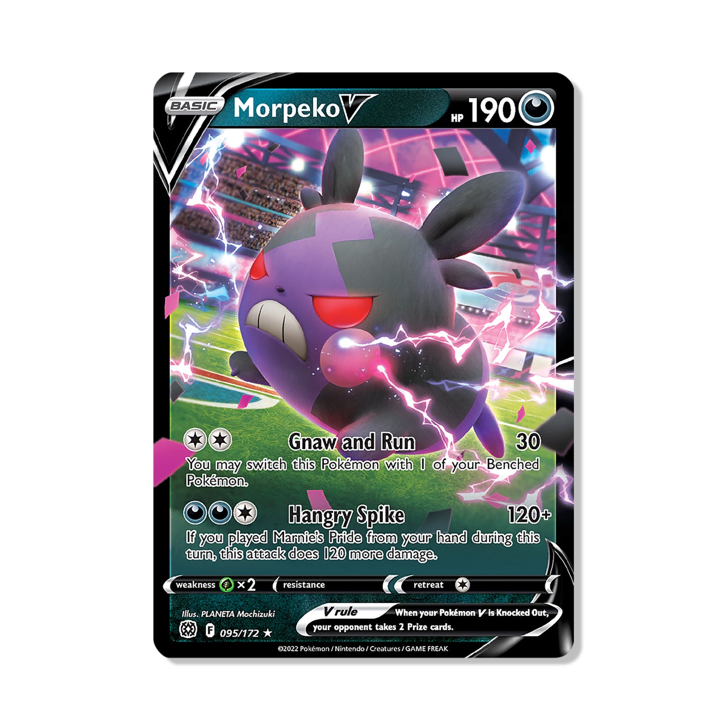 Morpeko V Pokémon Sword & Shield Brilliant Stars - Full Art kaart | Engels