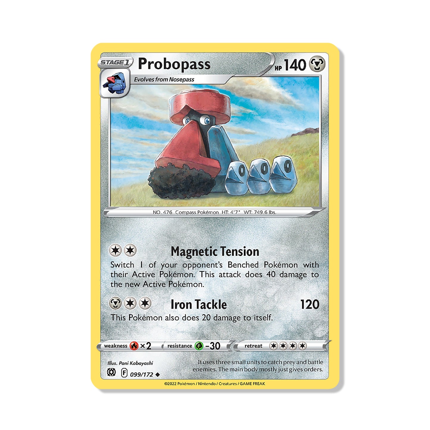Probopass Pokémon Sword & Shield Brilliant Stars - Holo kaart | Engels