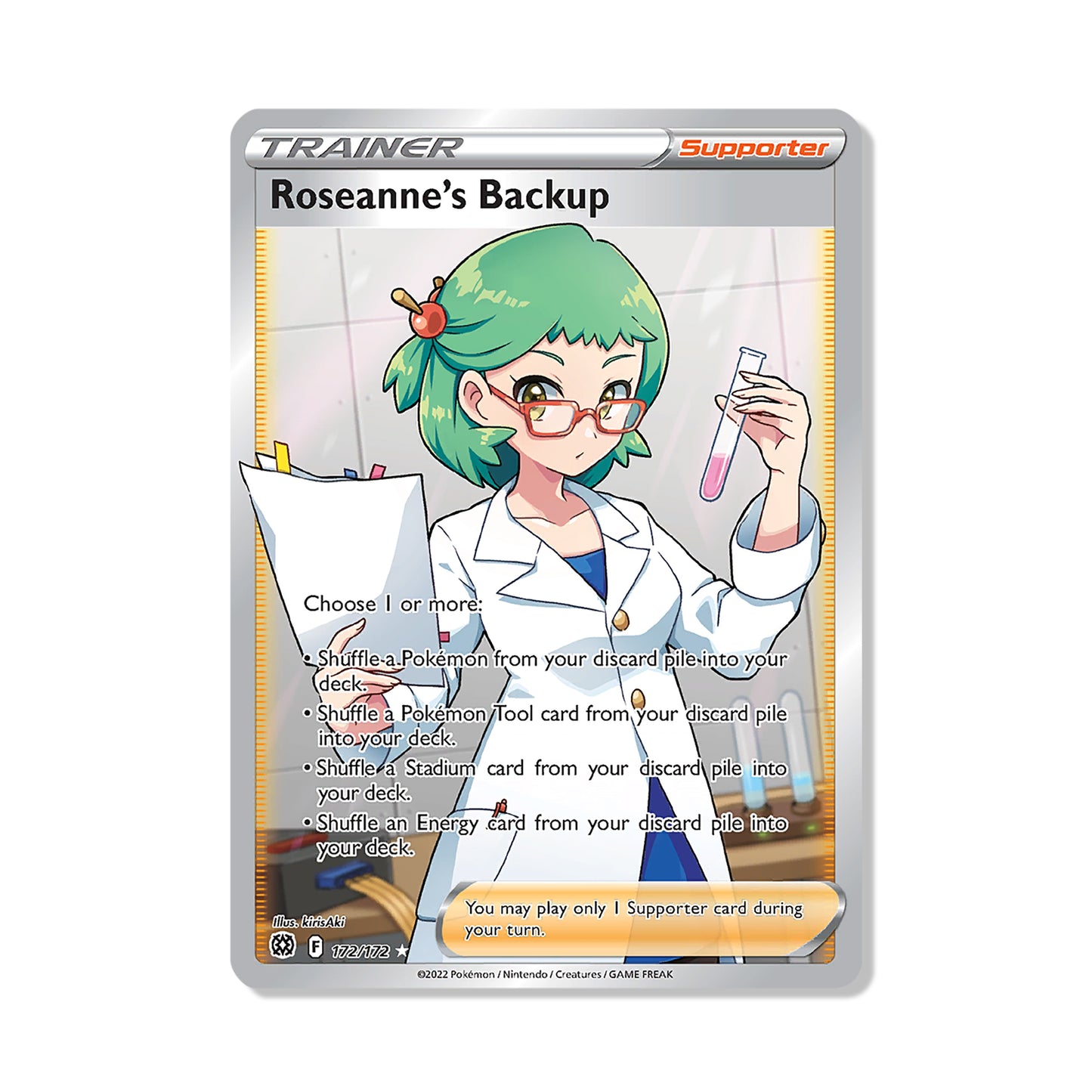 Roseanne's Backup Pokémon Sword & Shield Brilliant Stars - Full Art kaart | Engels