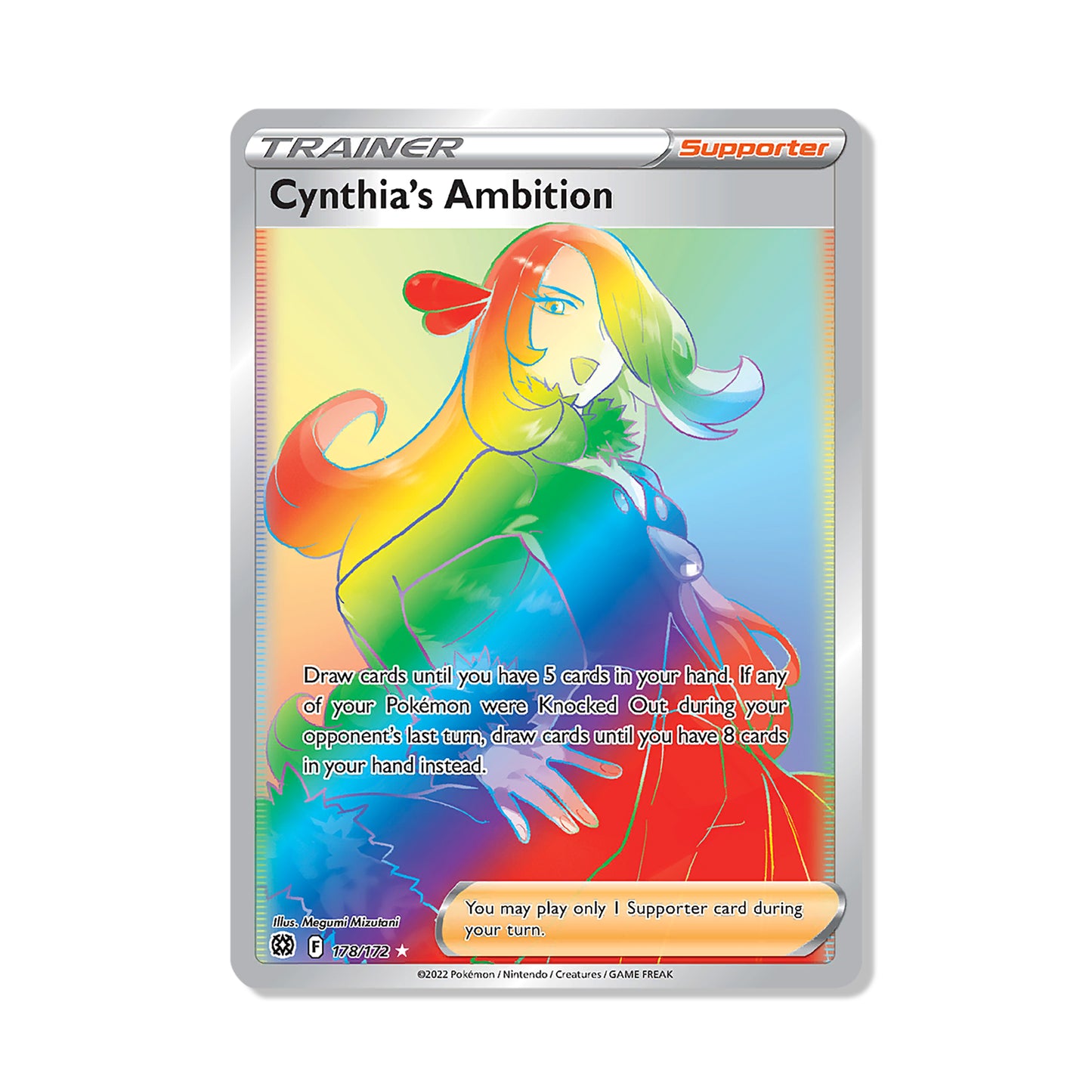 Cynthia's Ambition Pokémon Sword & Shield Brilliant Stars - Full Art kaart | Engels