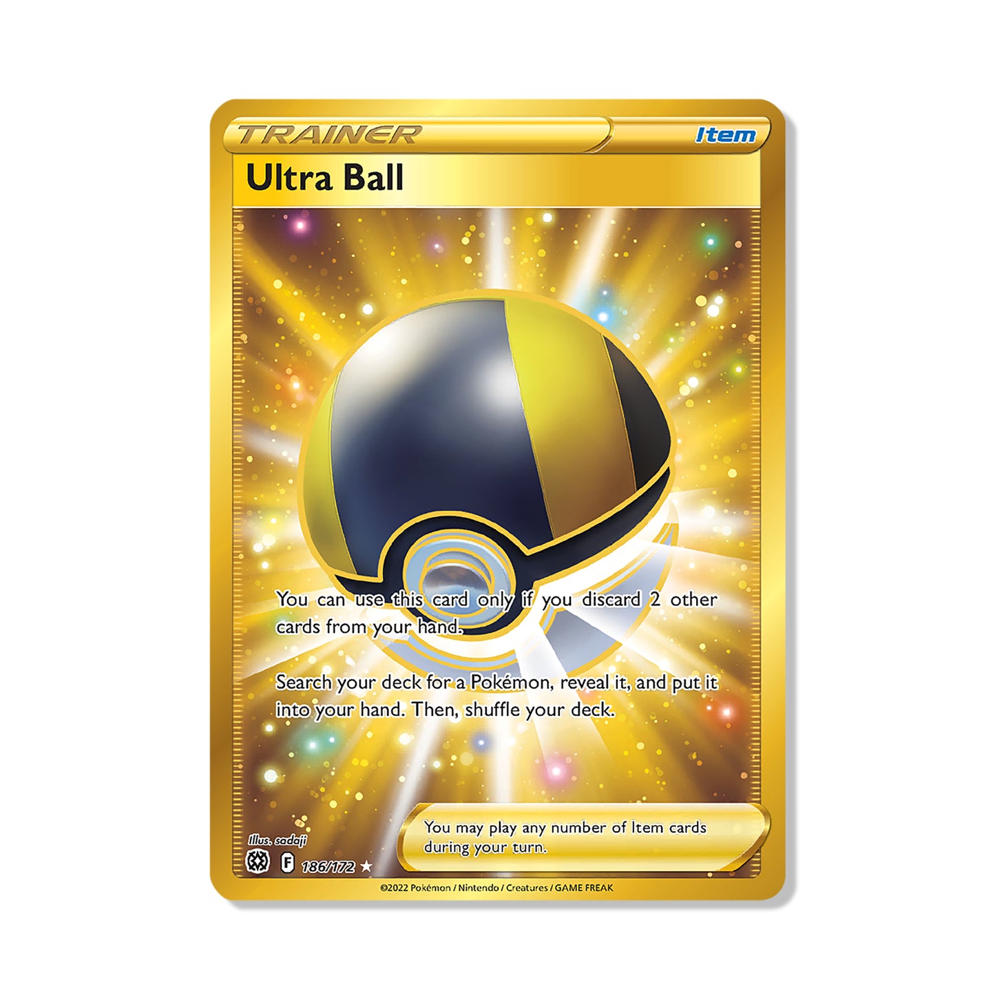 Ultra Ball Pokémon Sword & Shield Brilliant Stars - Full Art kaart | Engels