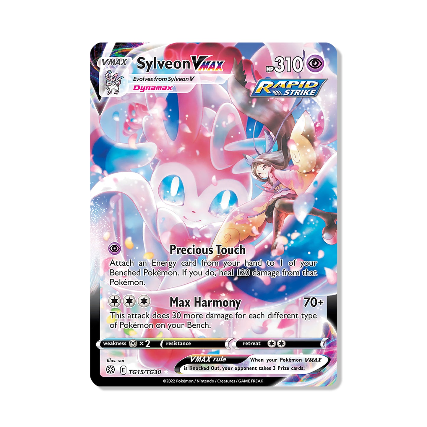 Sylveon VMAX Pokémon Sword & Shield Brilliant Stars - Full Art kaart | Engels