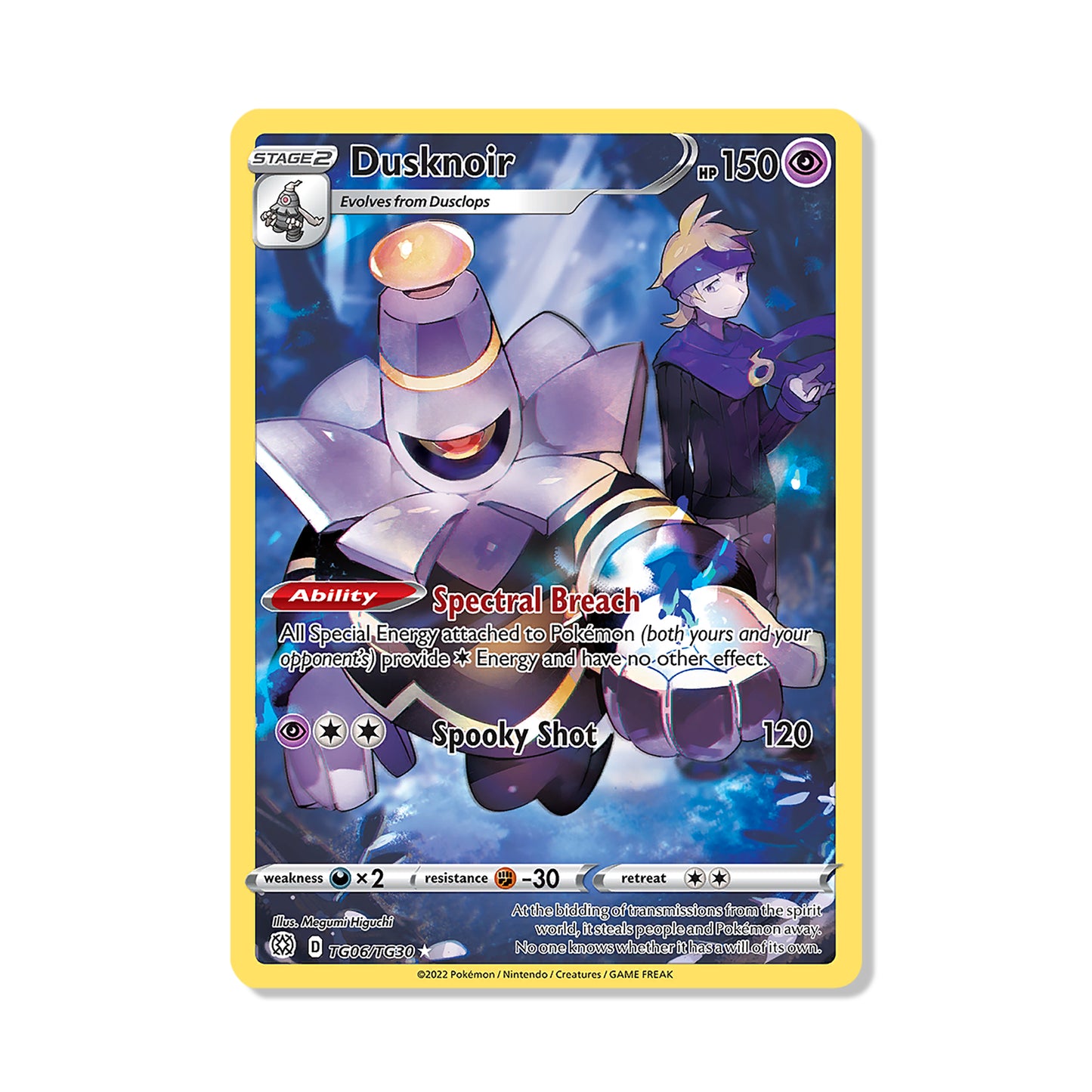 Dusknoir Pokémon Sword & Shield Brilliant Stars - Full Art kaart | Engels