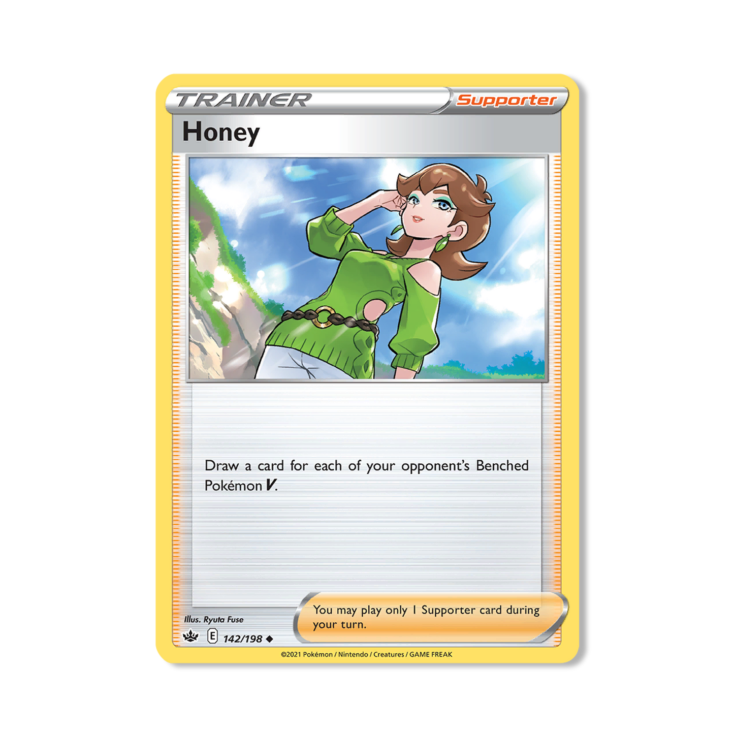 Honey Pokémon Pokémon Chilling Reign - Reverse Holo kaart | Engels