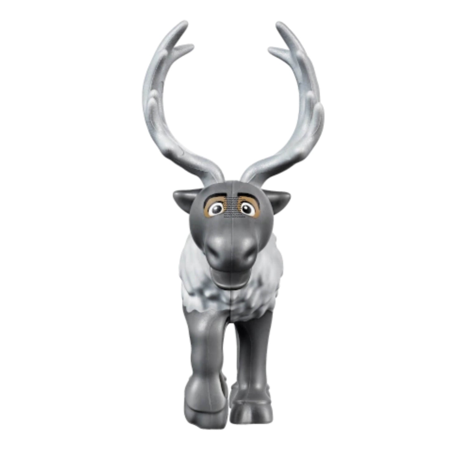 Dark Bluish Gray Reindeer, Frozen with Light Bluish Gray Antlers and Fur Around Neck Pattern (Sven) (Undetermined Type)
