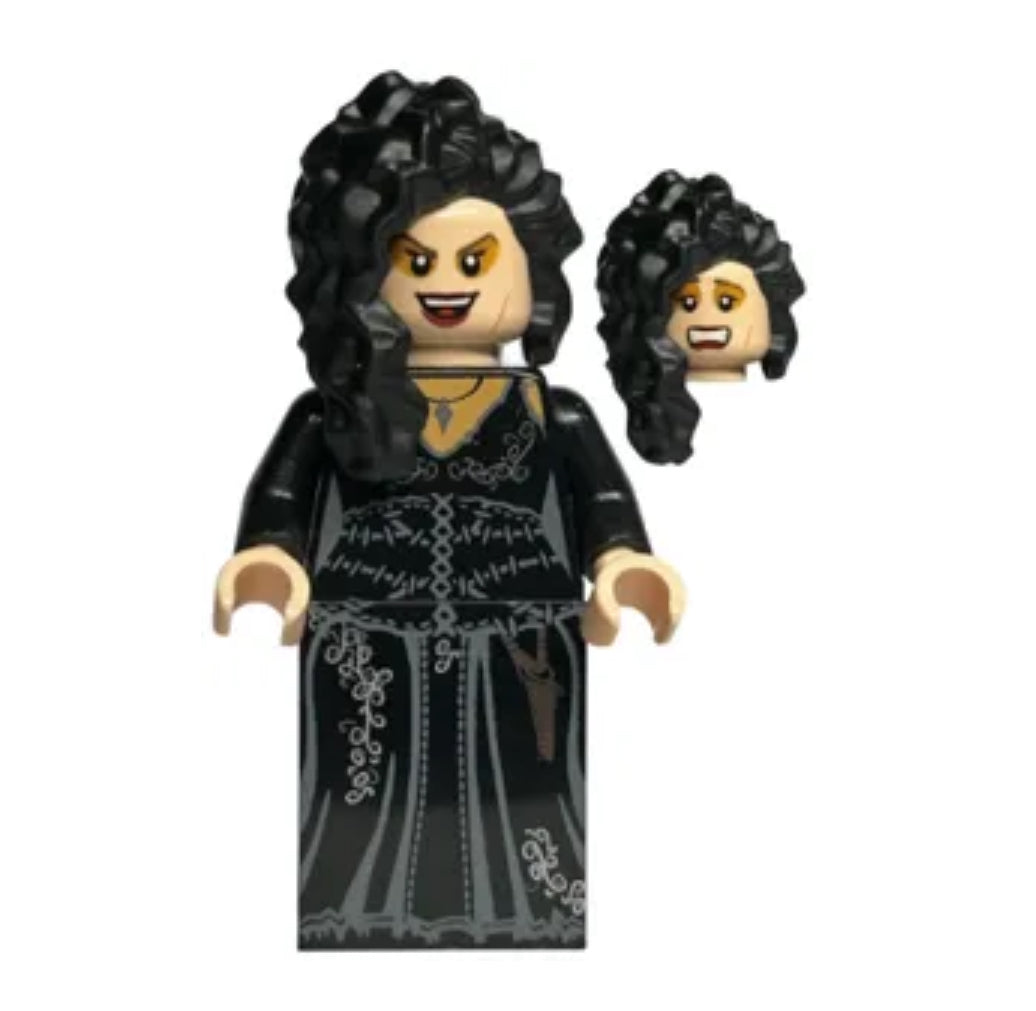 Bellatrix LEGO Minifigure Collectible Harry Potter – Wizarding World Figure – Gift for LEGO Fans