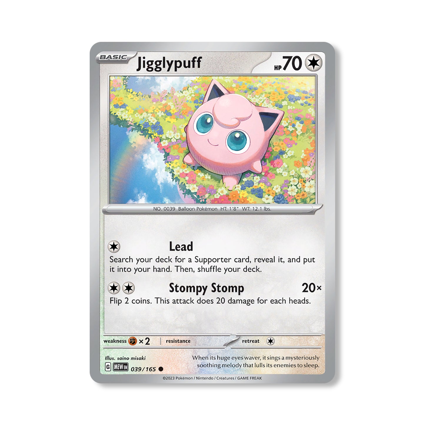 Jigglypuff Pokémon Scarlet & Violet 223 - Reverse Holo kaart | Engels