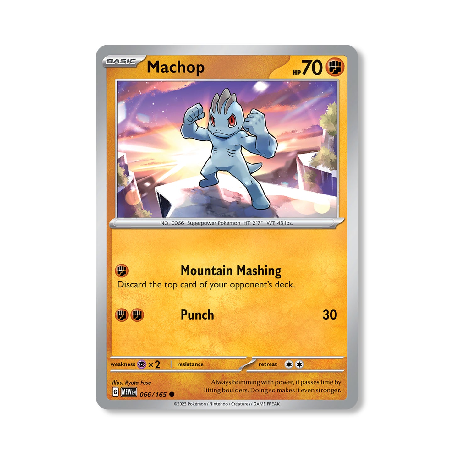 Machop Pokémon Scarlet & Violet 274 - Normal kaart | Engels
