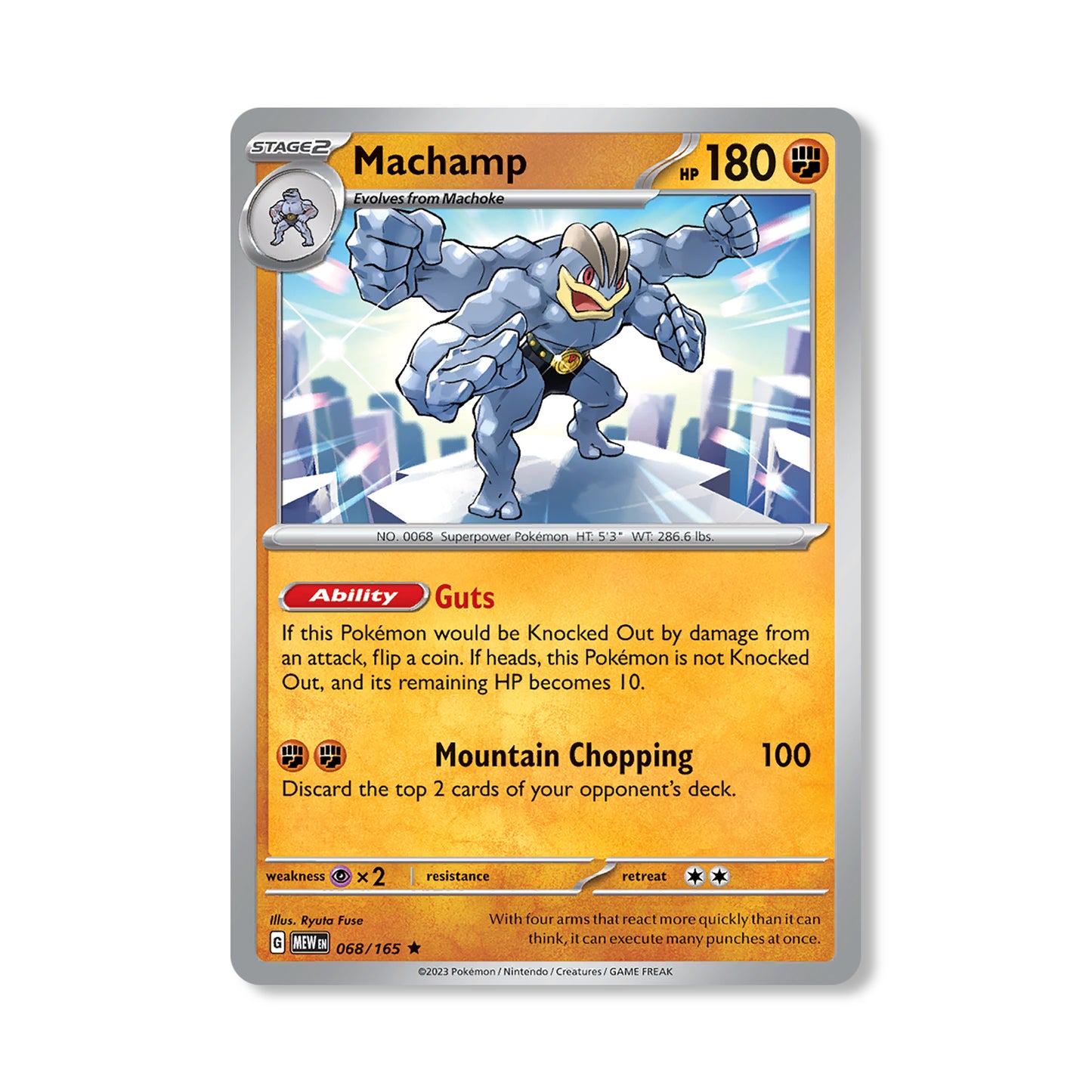 Machamp Pokémon Scarlet & Violet 278 - Normal kaart | Engels