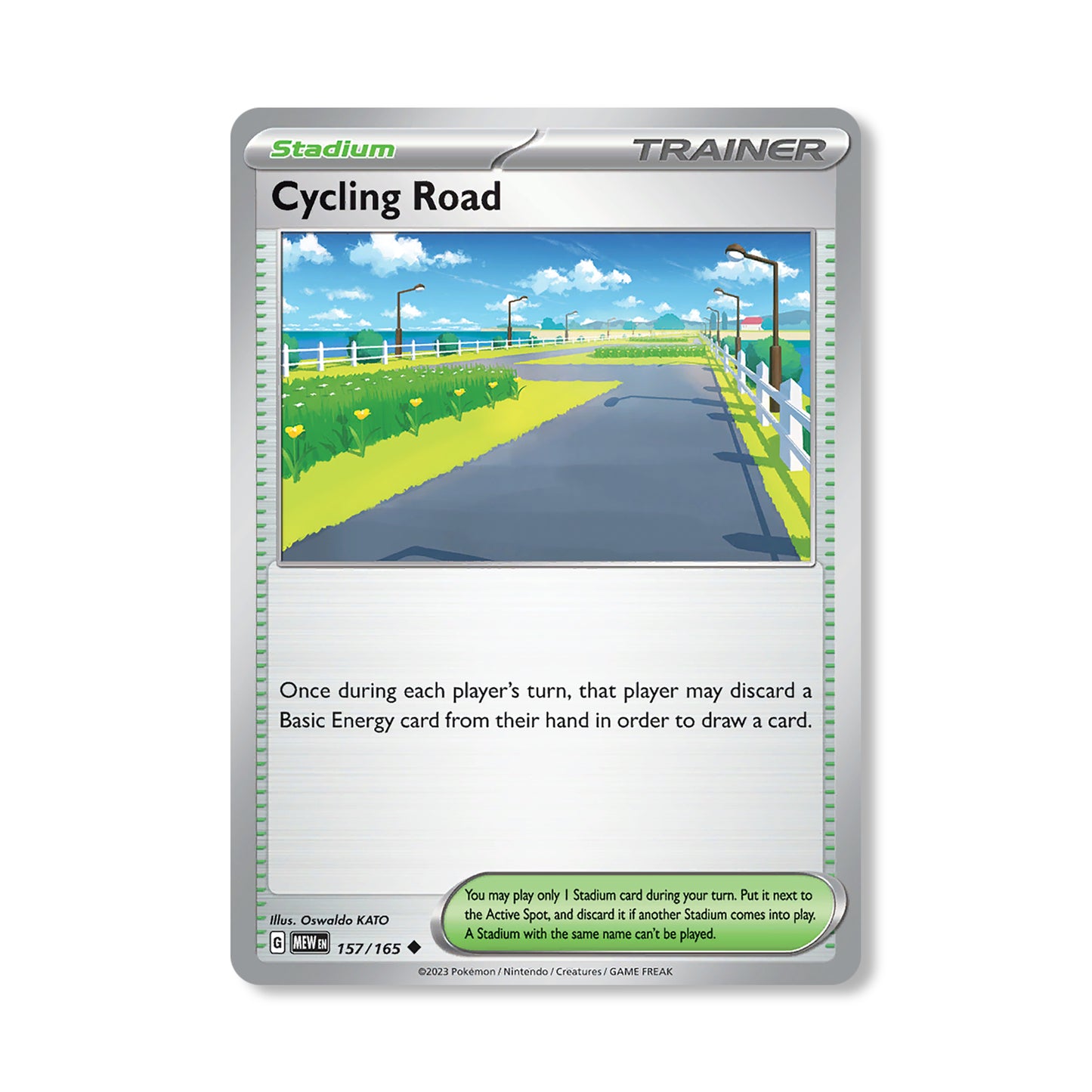Cycling Road Pokémon Scarlet & Violet 151 - Normal kaart | Engels