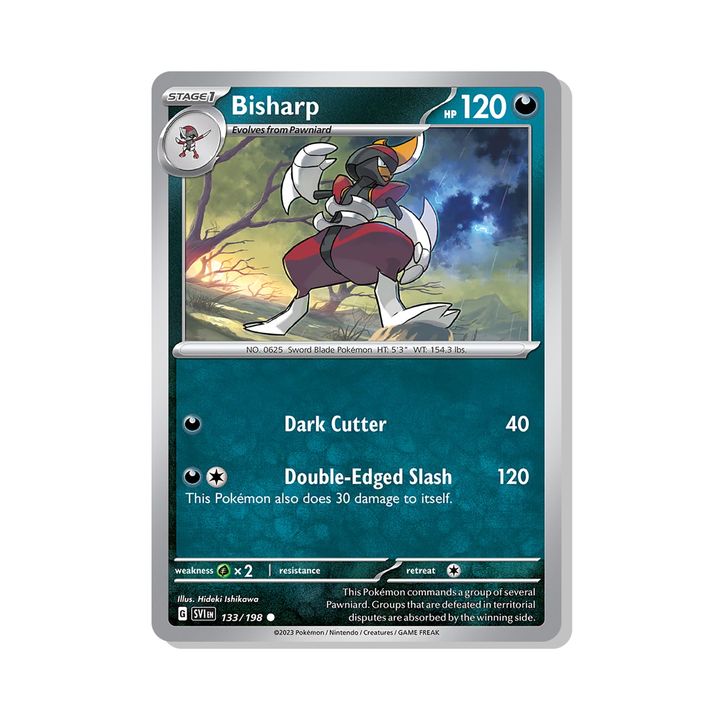 Bisharp Pokémon Scarlet & Violet - Normal kaart | Engels