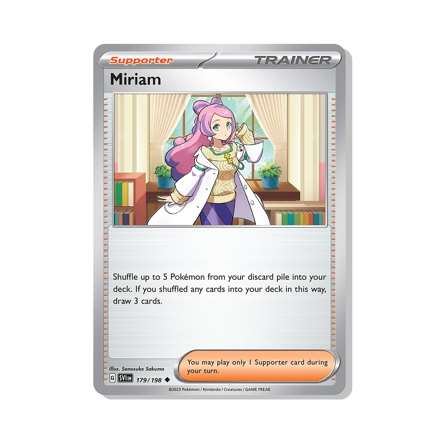 Miriam Pokémon Scarlet & Violet - Reverse Holo kaart | Engels