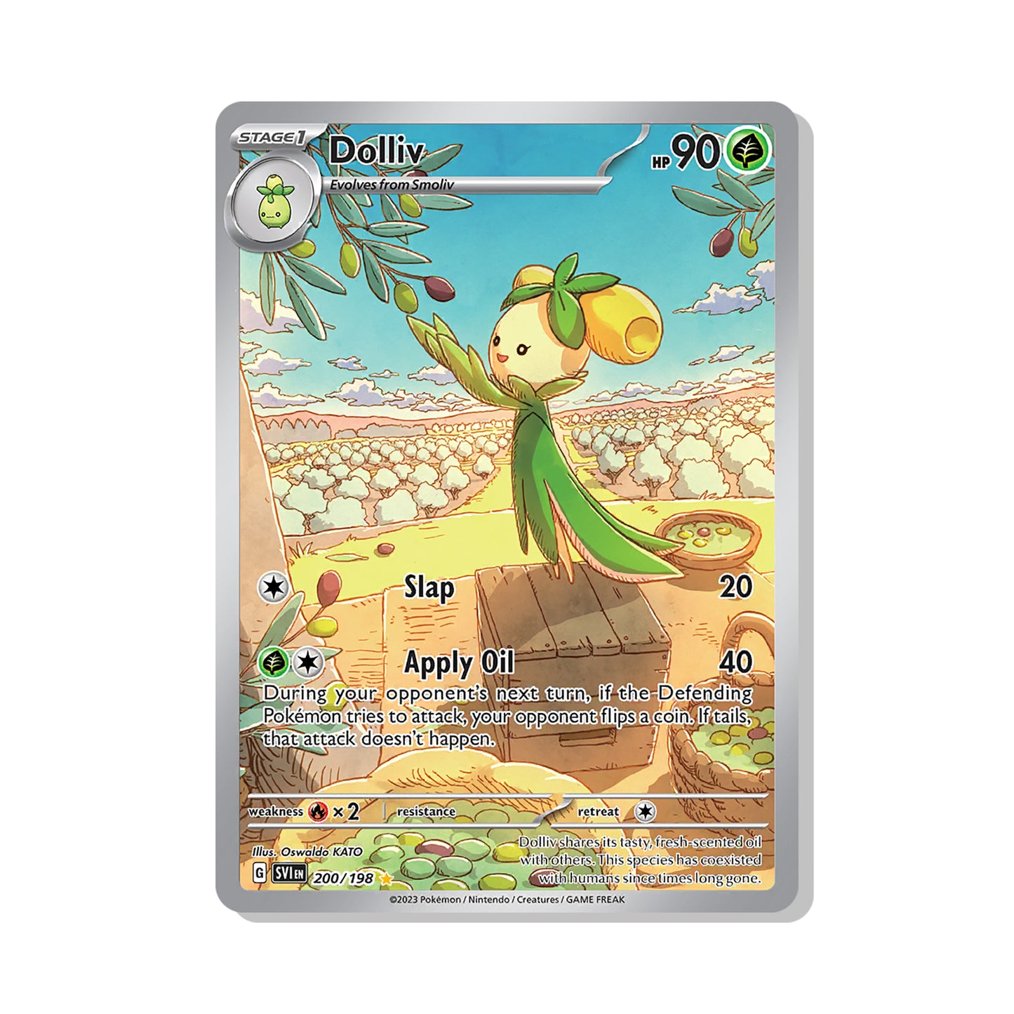 Dolliv Pokémon Scarlet & Violet - Full Art kaart | Engels