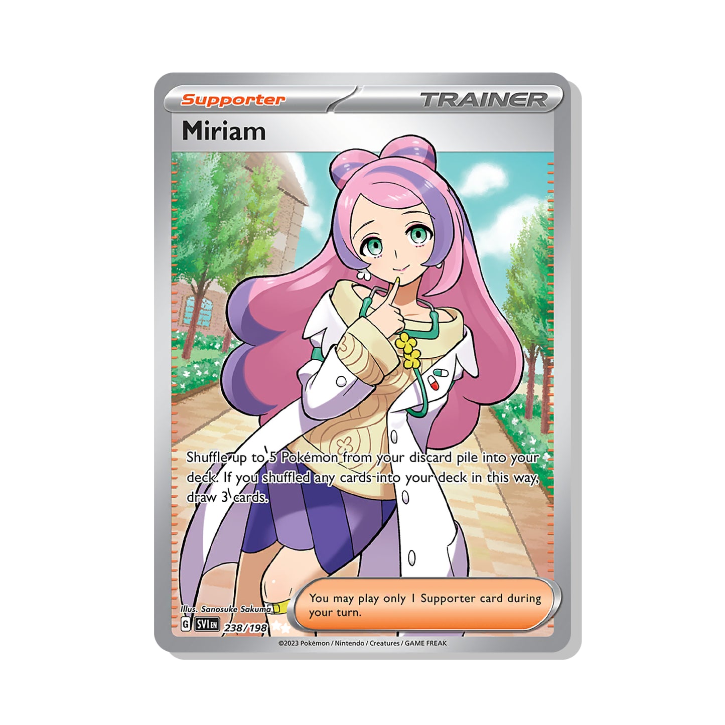 Miriam Pokémon Scarlet & Violet - Full Art kaart | Engels