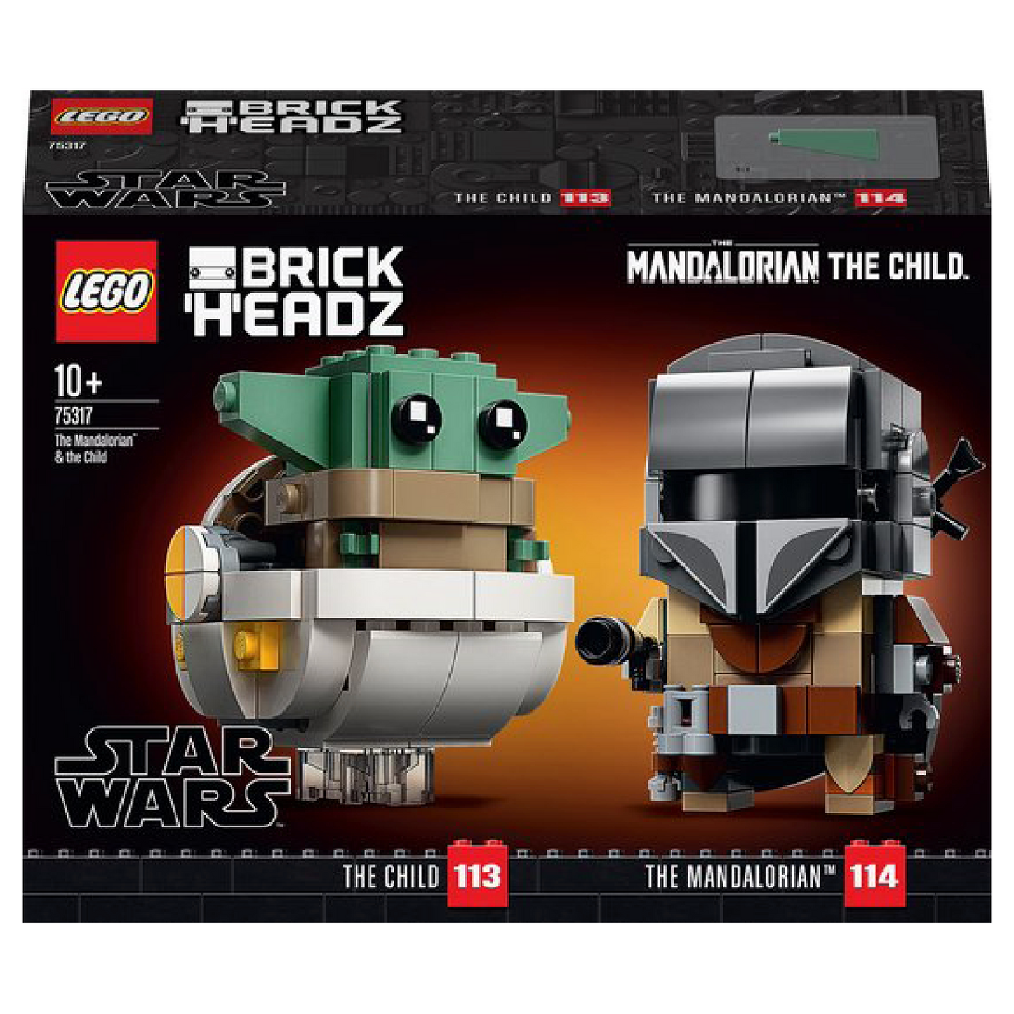 LEGO BrickHeadz Star Wars De Mandalorian & Baby Yoda - 75317