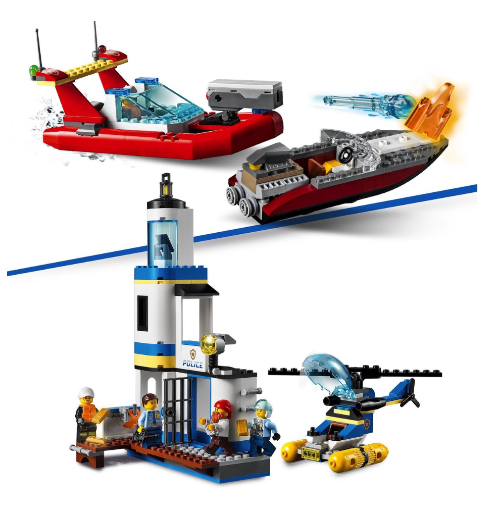 LEGO City Kustpolitie en Brandmissie - 60308
