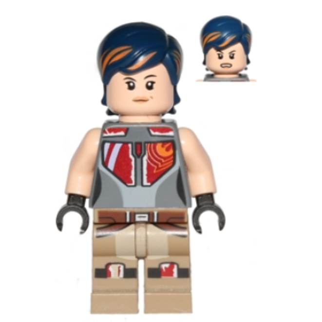 Sabine Wren - Dark Blue Hair with Orange Highlights