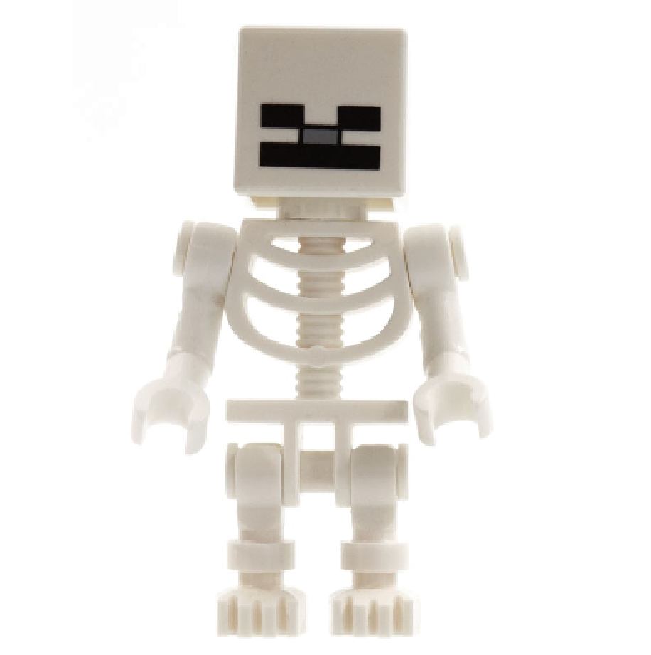 Skeleton LEGO Minecraft Minifigure