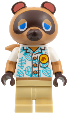 LEGO Animal Crossing Tom Nook Minifiguur ani027 | Originele LEGO Minifiguur