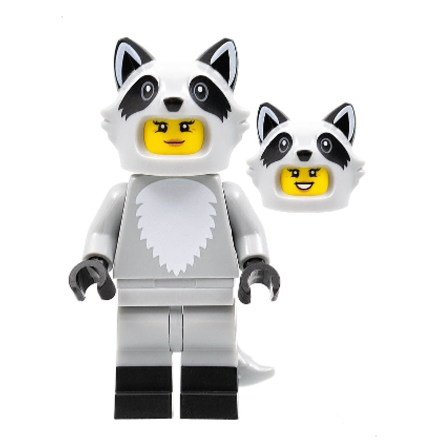 Raccoon Costume Fan, Series 22 (Minifigure Only without Stand and Accessories)