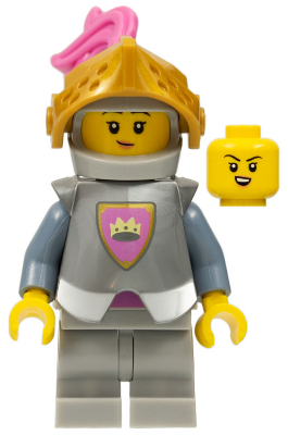 Minifig col408 - Knight of the Yellow Castle, Series 23 (Minifigure Only without Stand and Accessories)