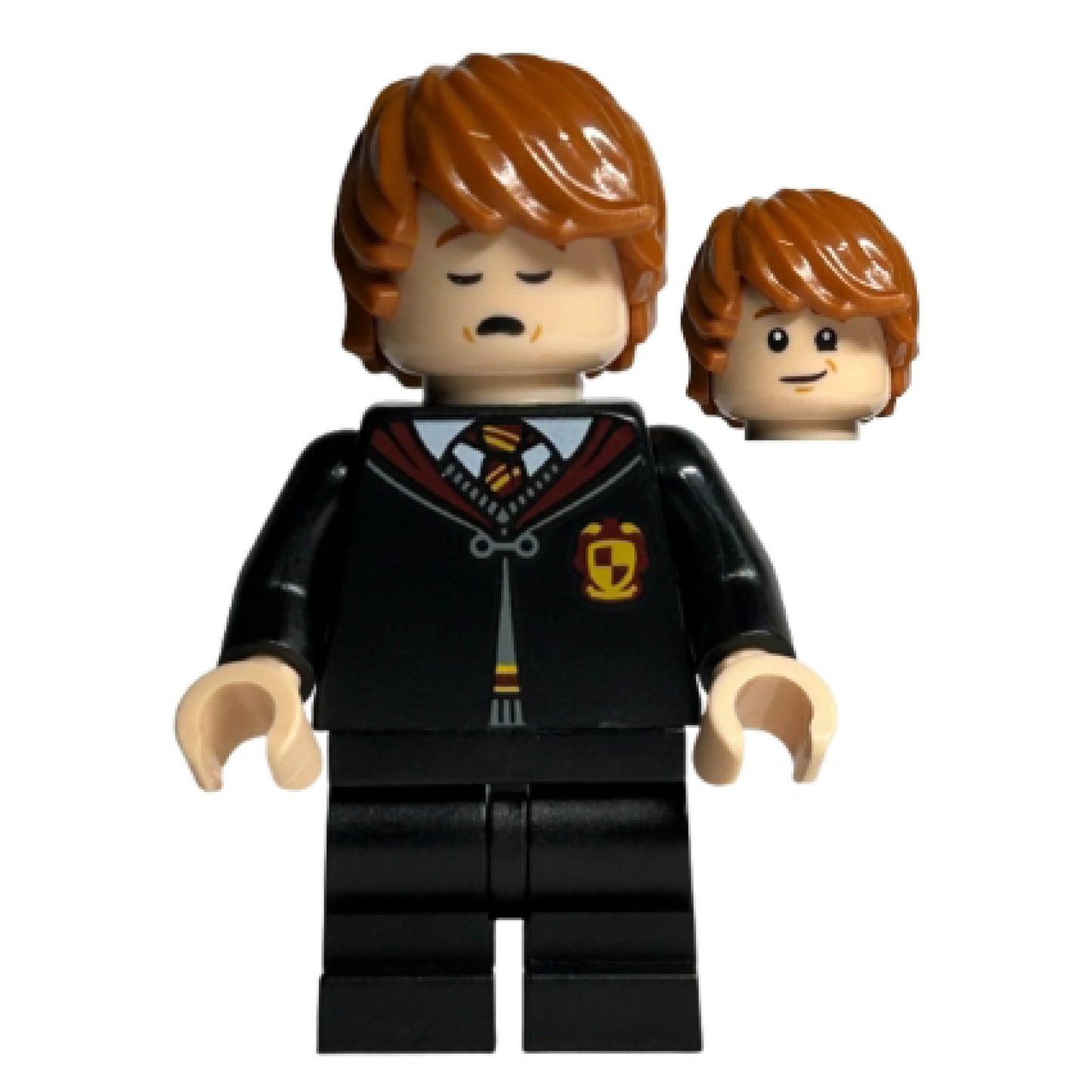 Ron Weasley - Gryffindor Robe Clasped, Black Medium Legs, Sleeping / Awake