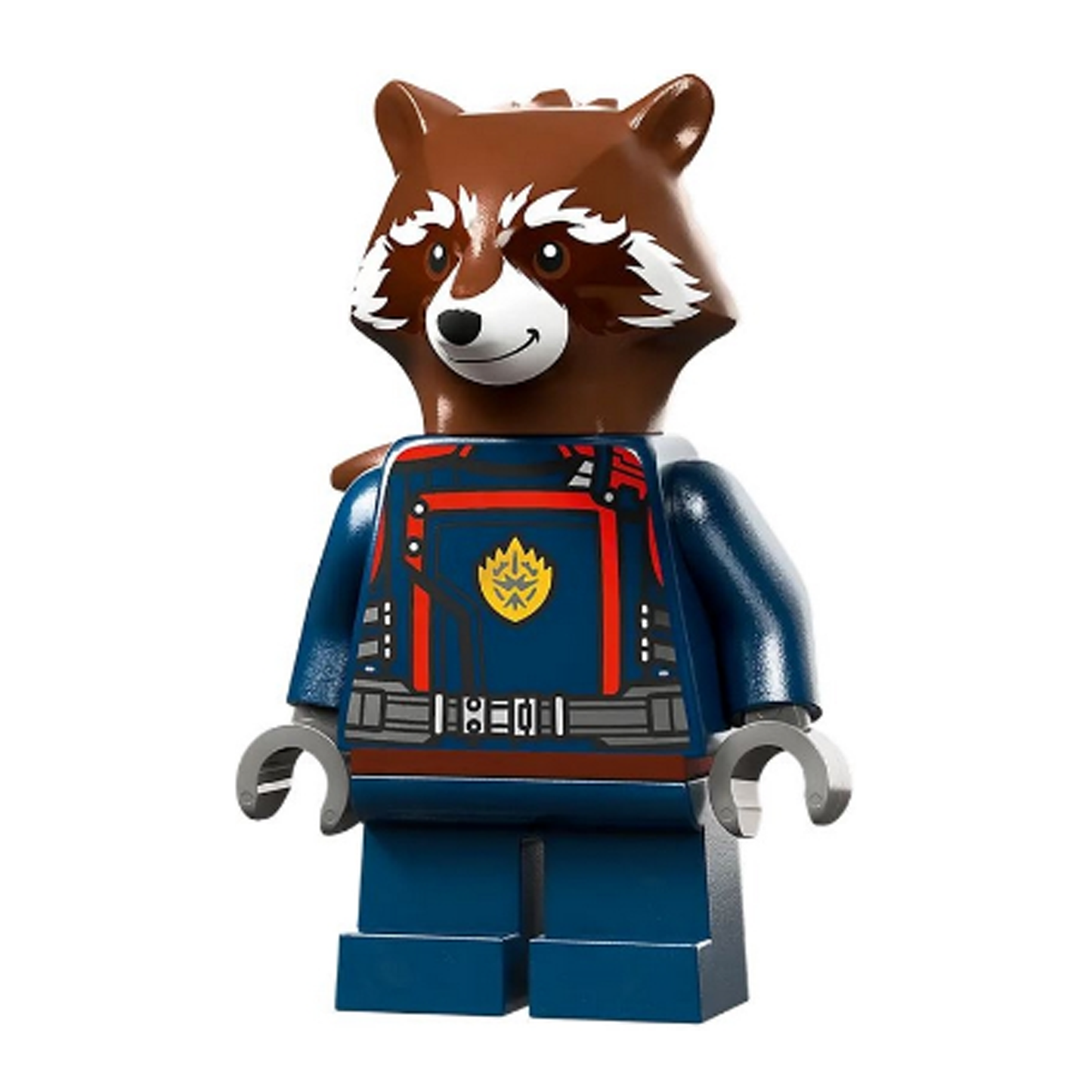 Rocket Raccoon - Dark Blue Guardians Suit, Reddish Brown Head