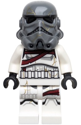lego star wars Night Trooper - Dark Bluish Gray Helmet