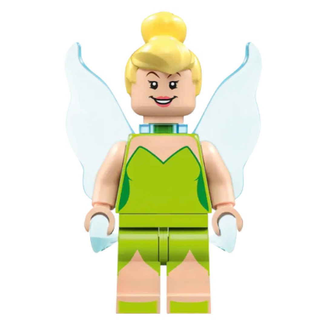 LEGO Tinker Bell Minifigure Disney 100 Trans-Light Blue Wings DIS086 Set 43212/43232