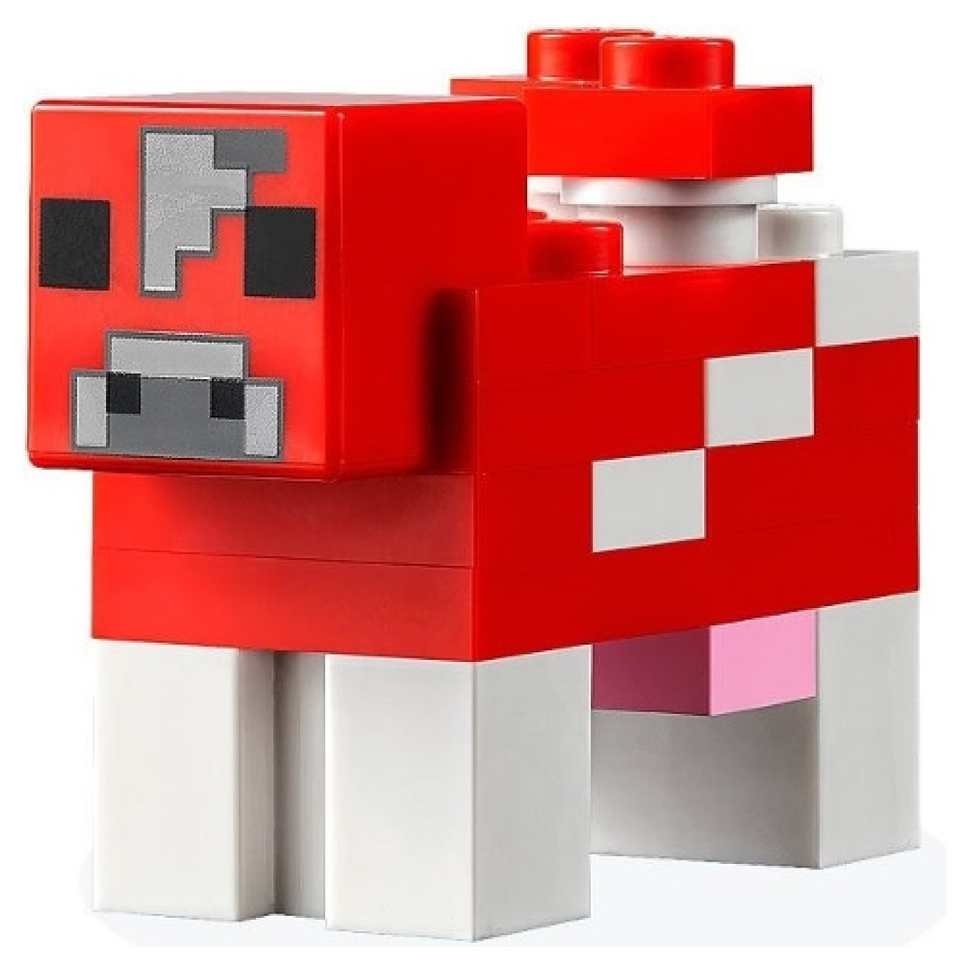 LEGO Minecraft Mooshroom Cow Animal Figure 21179 662407 minecow02c