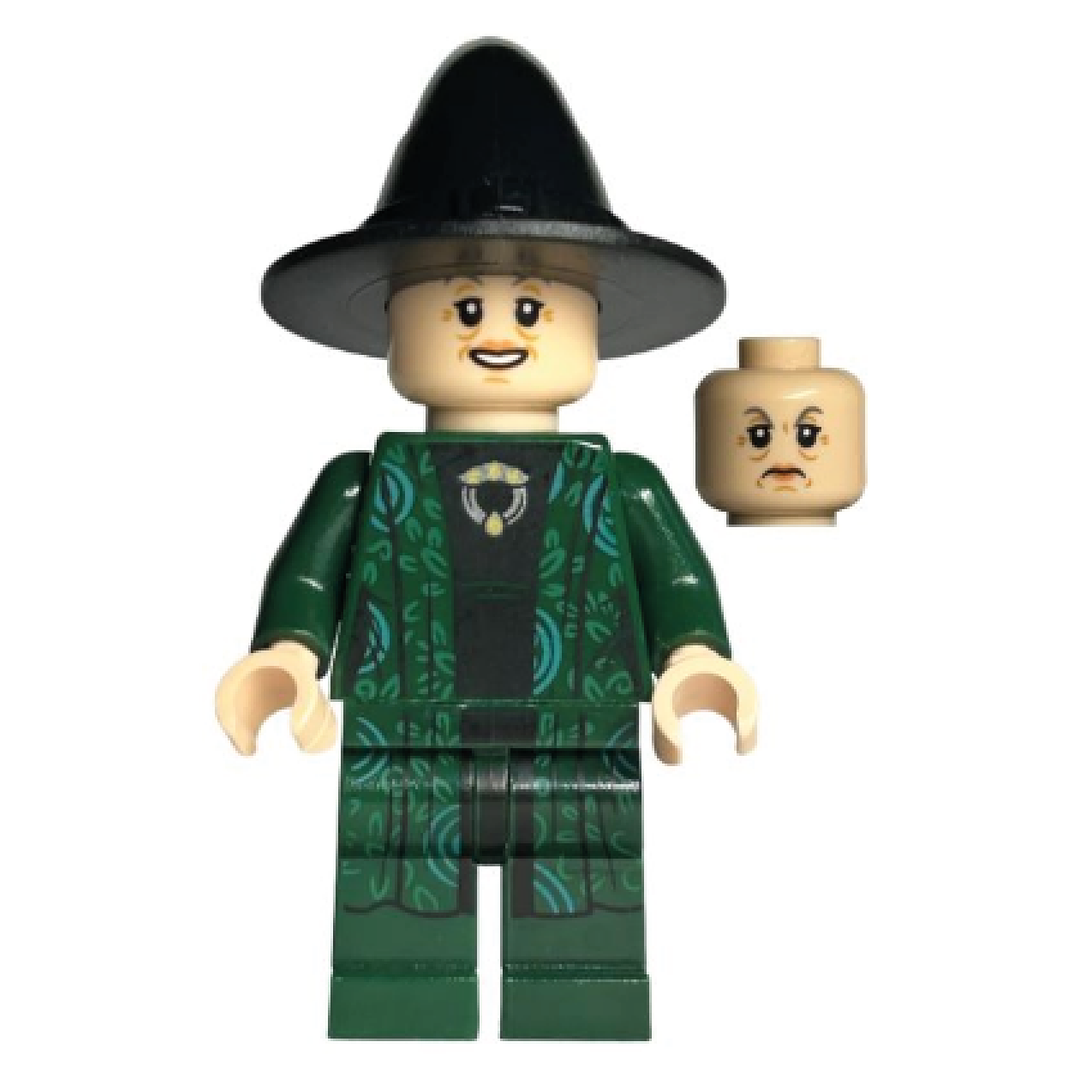 Minerva McGonagalle LEGO Minifigure Collectible Harry Potter – Wizarding World Figure – Gift for LEGO Fans