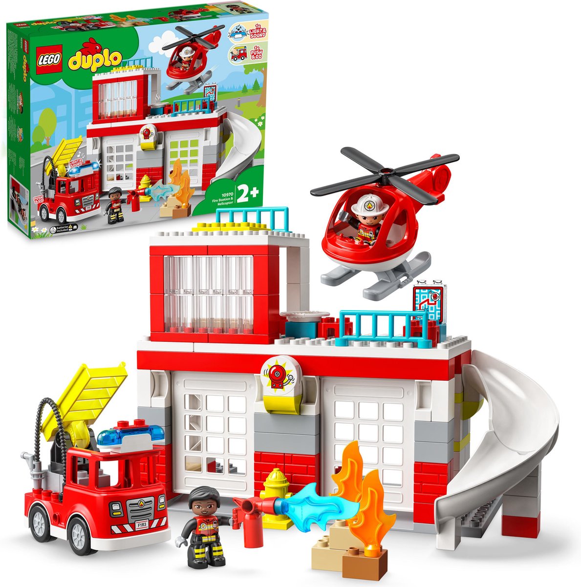 LEGO DUPLO Brandweerkazerne & Helikopter - 10970