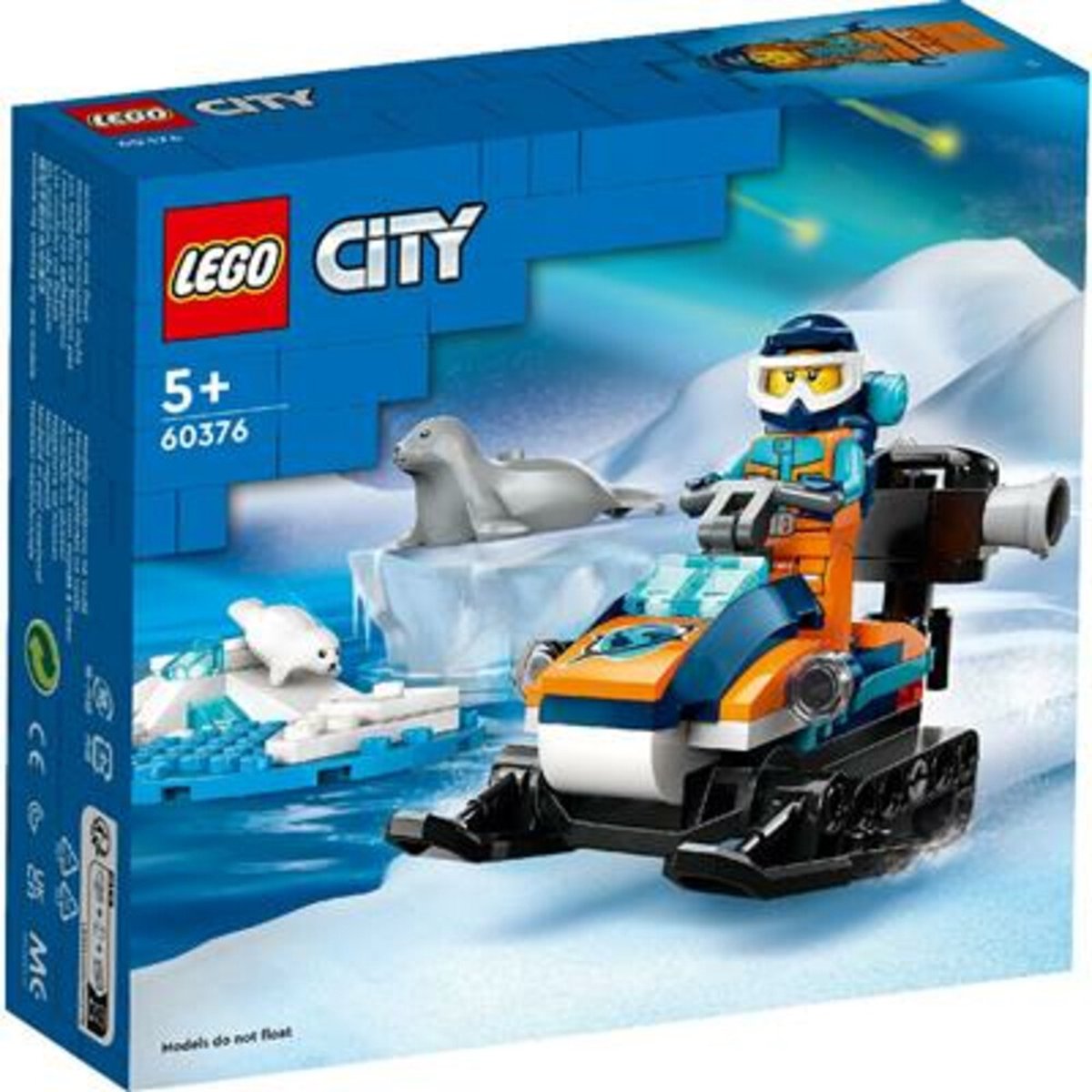 LEGO City Sneeuwscooter voor Poolonderzoek Modelbouwpakket - 60376