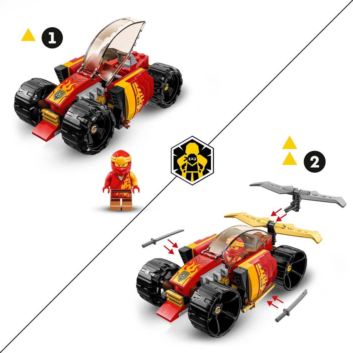 LEGO NINJAGO Kai's Ninja Racewagen EVO - 71780