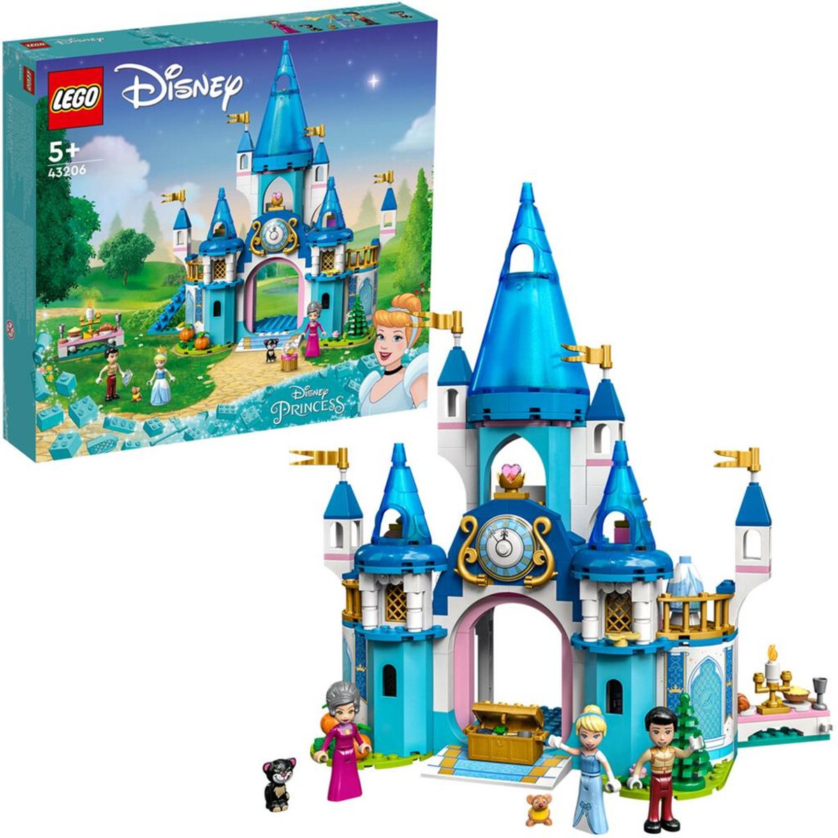 LEGO Disney Princess Het kasteel van Assepoester en de knappe prins - 43206