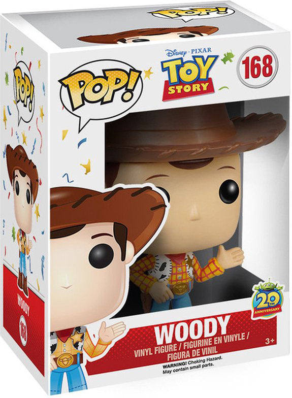 Funko Pop Disney Pixar Toy Story Woody #168 20th Anniversary Vinyl Figure