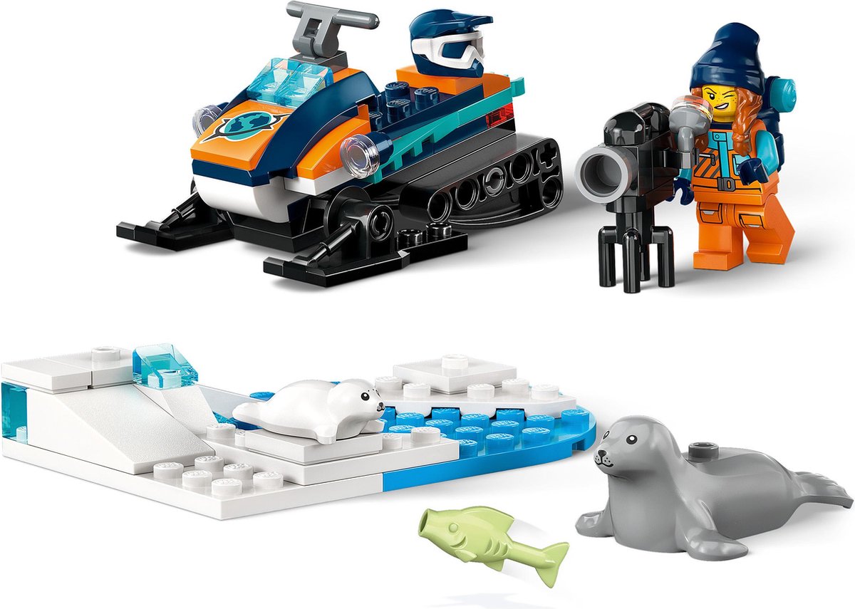 LEGO City Sneeuwscooter voor Poolonderzoek Modelbouwpakket - 60376