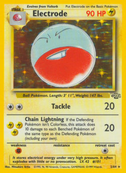 Electrode - Jungle (Holo Rare) [JU-2]