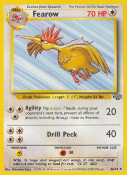 Fearow - Jungle (Uncommon) [JU-36]