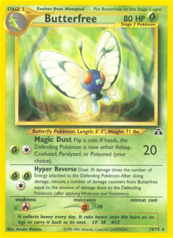 Butterfree - Neo Discovery (Rare) [NDI-19]